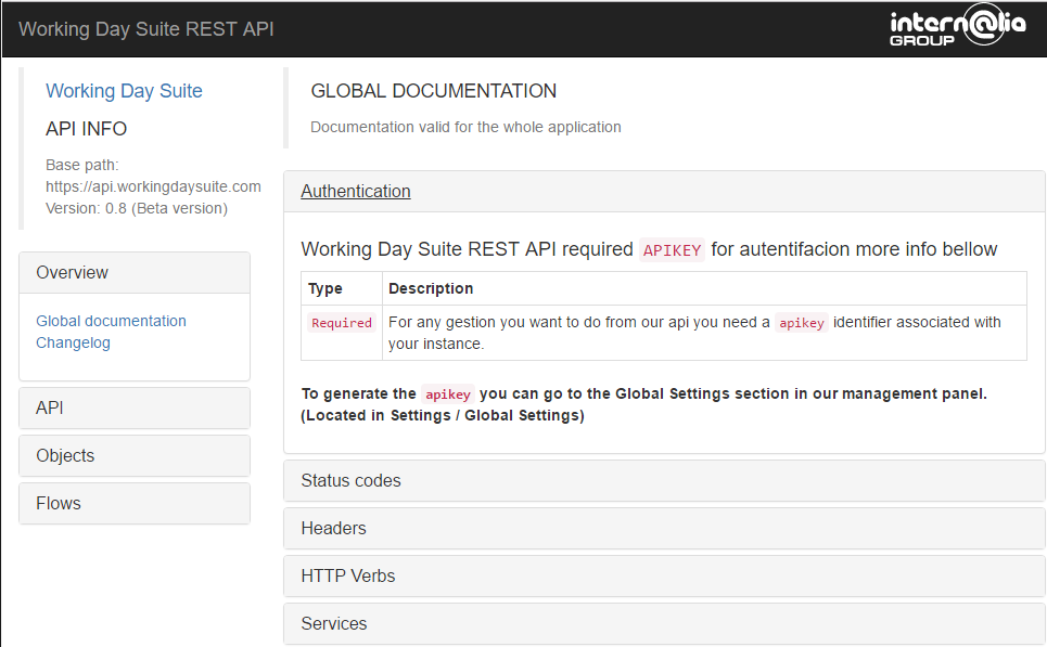 Documentación WDS API REST